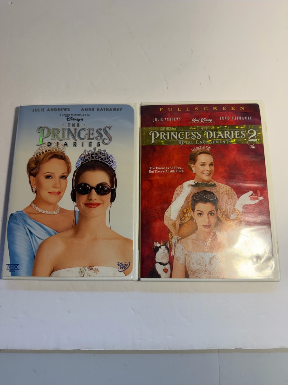 The Princess Diaries 1 and 2 DVD Movie Lot Royal Engagement Anne Hathaway OOP